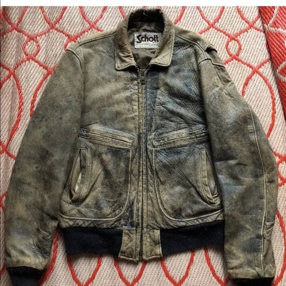 Vintage Schott Flight Bomber Motorcycle 